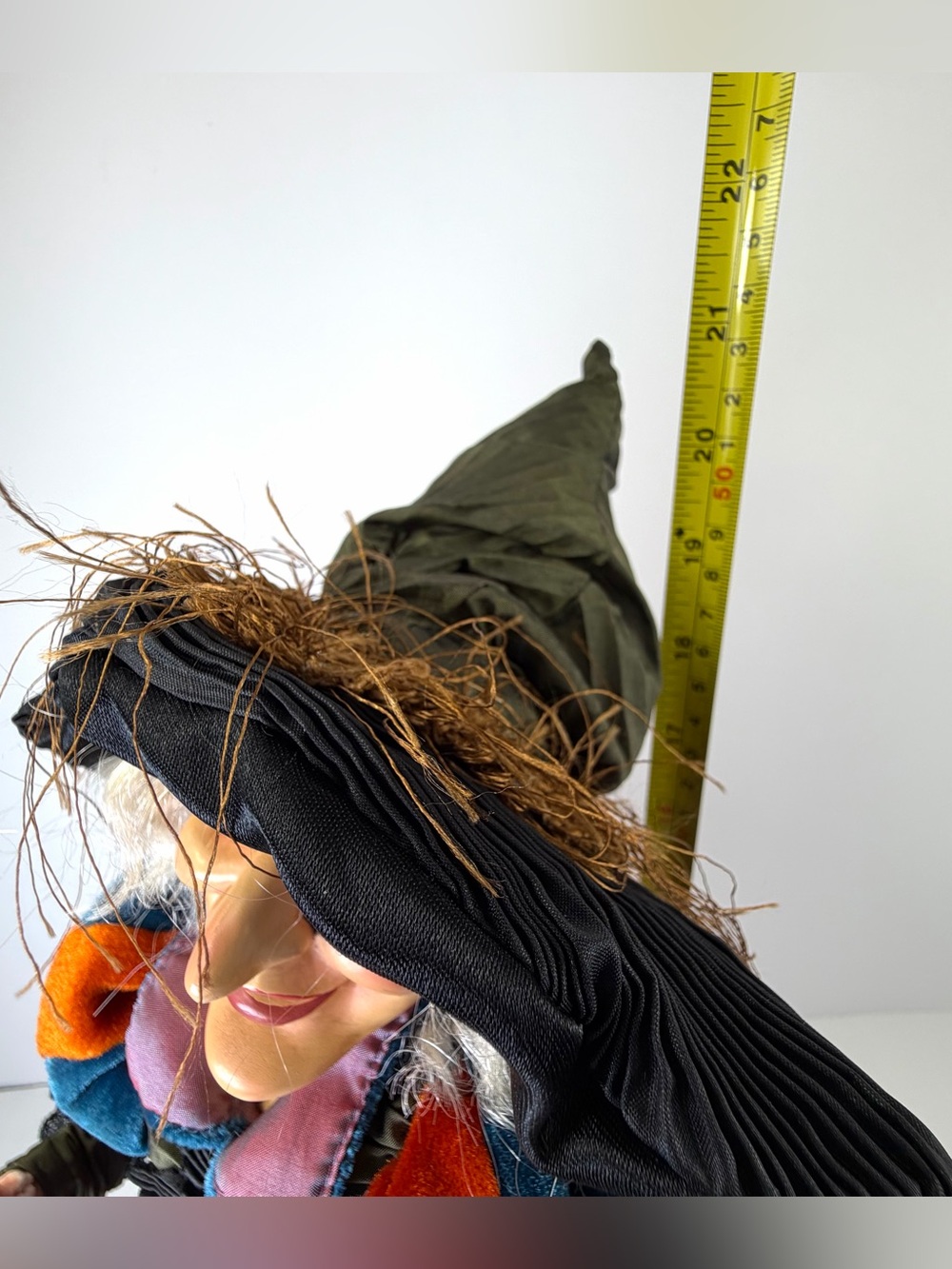 Vintage 20” Halloween Witch Figure Large Fall Decor Doll - Picture 14 of 14